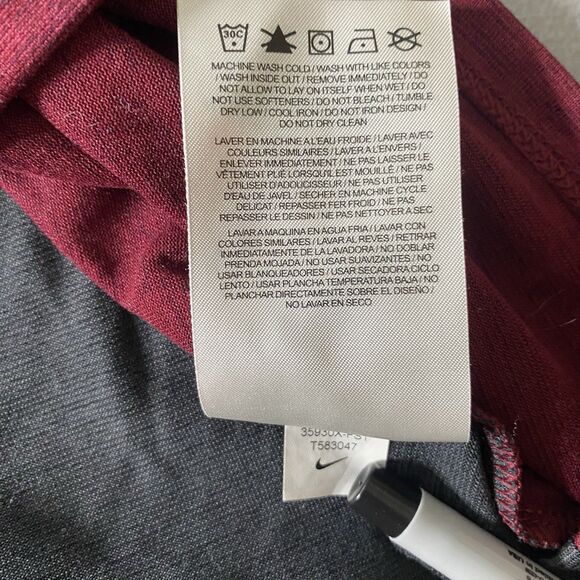 Florida State FSU Seminoles Nike Dri-Fit Shirt V-Neck Women’s M Garnet Gray - Picture 8 of 8